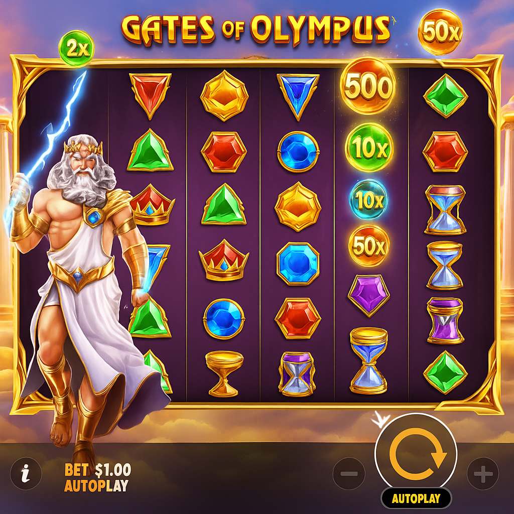 22bet - Gates of Olympus Slot Game